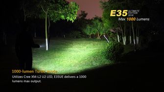 Fenix LED baterija E35 Ultimate Edition, 1000 lumena