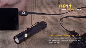 Fenix LED punjiva baterijska lampa RC11, 1000 lumeni