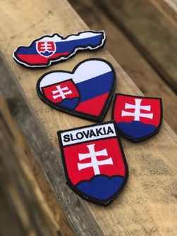 Patch Slovački znak srca, 7x7cm