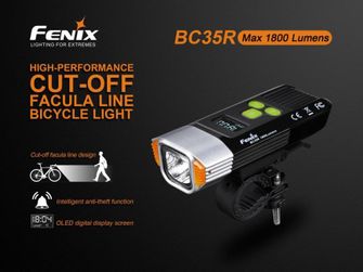 Punjačka biciklistička svjetiljka Fenix BC35R (1800 lumena)