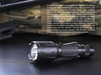Taktička LED baterijska lampa Fenix TK25 IR, 1000 lumena