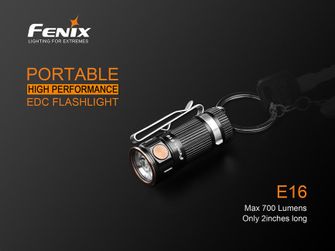 Baterija Fenix E16, 700 lumena