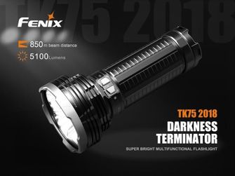 Baterijska svjetiljka Fenix TK75 4xCree XHP35 HI, 5100 lumena