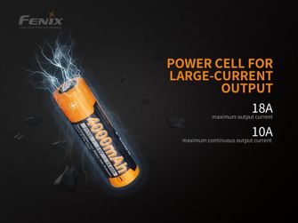Punjiva baterija Fenix 21700 4000 mAh Li-Ion