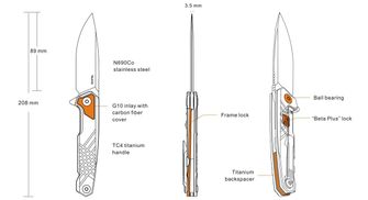 Ruike M875-TZ džepni nož na zatvaranje