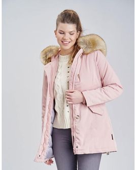 Marikoo Karmaa ženska zimska jakna s kapuljačom, ružičasta