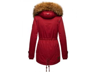 Marikoo LA VIVA PRINCESS Ženska zimska jakna s kapuljačom, crvena