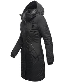 Navahoo LETIZIAA Ženski zimski kaput s kapuljačom, crni