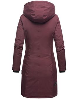 Navahoo LETIZIAA Ženski zimski kaput s kapuljačom, bordo