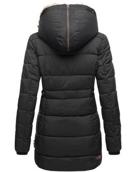 Marikoo OMILJENA JAKNA Ženska zimska jakna s kapuljačom, crna