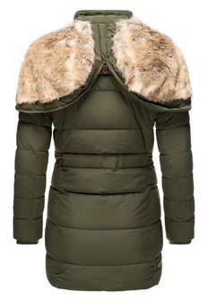 Marikoo OMILJENA JAKNA Ženska zimska jakna s kapuljačom, olive
