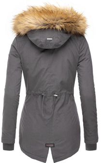 Marikoo Akira ženska zimska jakna s kapuljačom, antracit