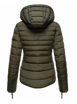Marikoo Amber ženska zimska jakna s kapuljačom, maslinova