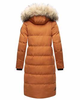 Marikoo ženska zimska jakna s kapuljačom Schneesternchen, boja hrđavog cimeta