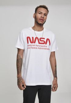 NASA muška majica Wormlogo, bijela