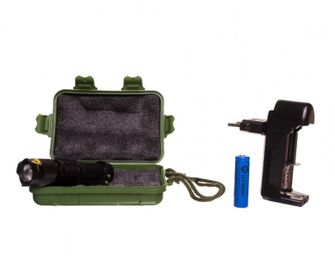 LED vojna baterija punjiva zoom, 10cm