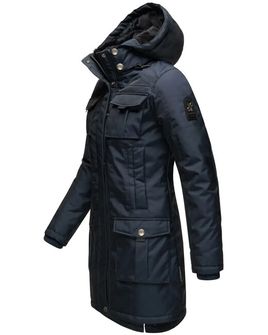 Navahoo Tiniis Ženska zimska jakna s kapuljačom, navy