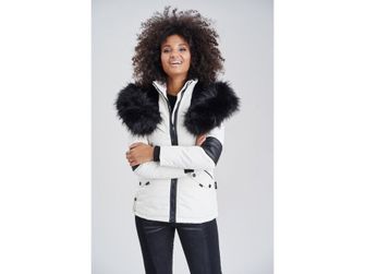 Navahoo NIRVANA Ženska zimska jakna s kapuljačom, white
