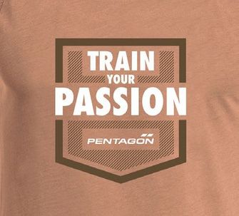 Pentagon Astir Treniraj svoju strast majica, bijela