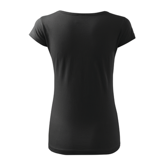 DRAGOWA ženska kratka majica punisher, crna 150g/m2