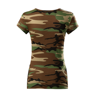 DRAGOWA ženska majica army girl, kamuflažna 150g/m2