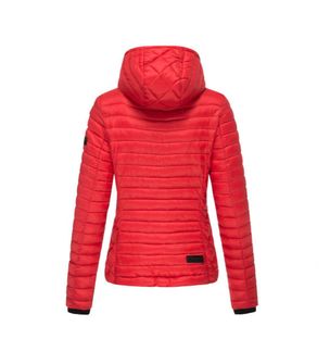 Marikoo Samtpfote ženska prijelazna jakna s kapuljačom, crvena