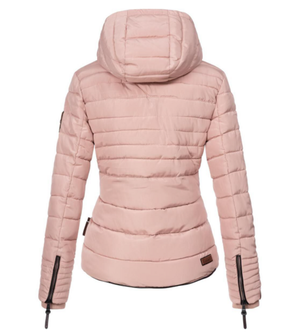 Marikoo Amber ženska zimska jakna s kapuljačom, ružičasta