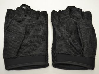 Natur zaštitne rukavice bez prstiju, crne
