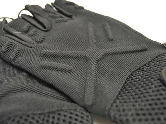 Natur zaštitne rukavice bez prstiju, crne