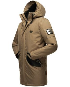 Stone Harbor RAGAAN muška zimska jakna s kapuljačom, smeđa
