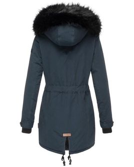 Navahoo Luluna ženska zimska jakna s kapuljačom, tamnoplava
