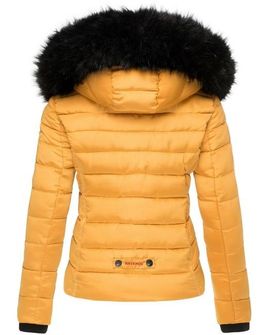 Navahoo Miamor ženska zimska jakna s kapuljačom, žuta