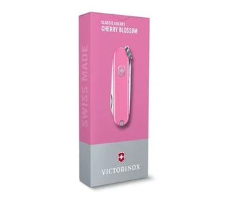 Victorinox Classic SD Colours Cherry Blossom, višenamjenski nož, ružičasti, 7 funkcija