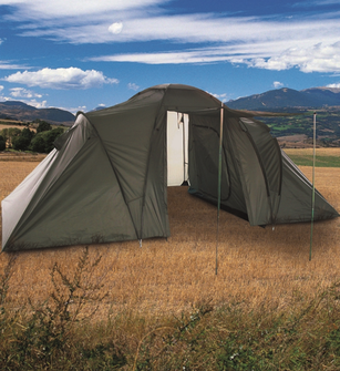 Mil-Tec šator s prostorom za pohranu za 4 osobe, maslinasto zelena, 420 x 220 x 170 cm