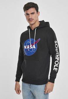 NASA Južni pol Grb Logo muška majica s kapuljačom, crna