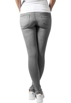 Urban Classics Ženske traper hlače, siva