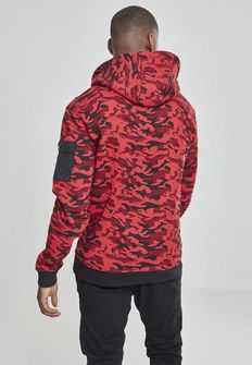 Urban Classics muška maskirna jakna, crvena kamuflaža