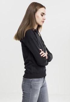 Urban Classics ženska majica s kapuljačom, crna