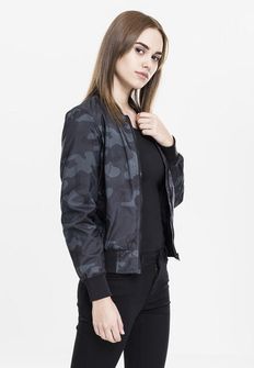Urban Classics ženska lagana bomber maskirna jakna, darkcamo