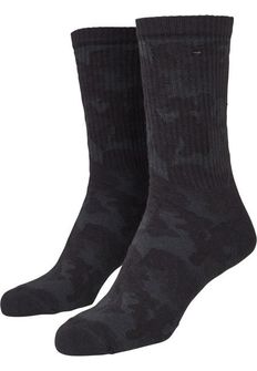 Urban Classics Camo čarape 2 para, tamni camo