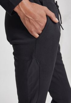 Urban Classics Ženske Tech Mesh bočne prugaste hlače, crne