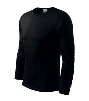 Malfini Fit-T majica dugih rukava, crna, 160g/m2