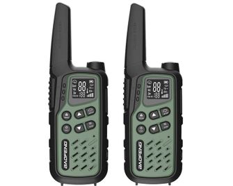 BaoFeng predajnik BF-T25E PMR radio 2 kom. - zelena