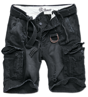 Brandit Shell Valley Heavy Vintage kratke hlače, crne