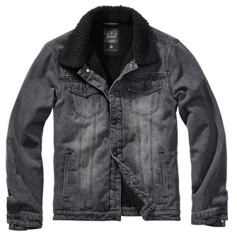 Brandit Sherpa traper jakna s krznom, crna