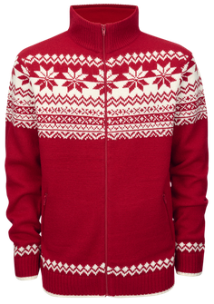 Brandit džemper Norwegian sa zatvaračem na zip, crvena