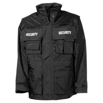 MFH vodootporna jakna Security, crna