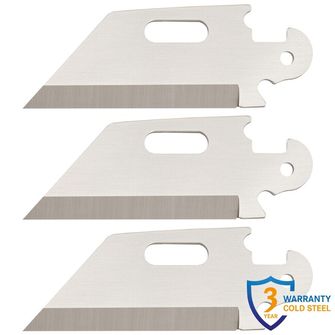 Cold Steel Click N Cut sklopivi nož (3 paketa praktičnih oštrica s ravnim rubom)