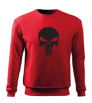 DRAGOWA muška majica gornji dio trenirke Punisher, crvena 300g/m2