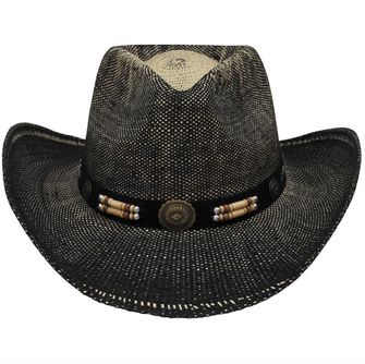 Fox Outdoor šešir od slame Texas, crno smeđi